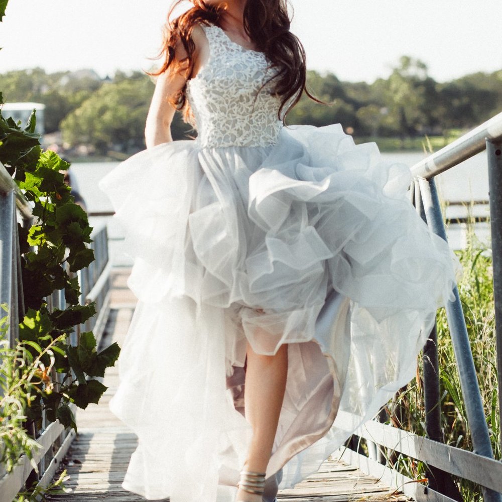 GORGEOUS Blue Evening Gown